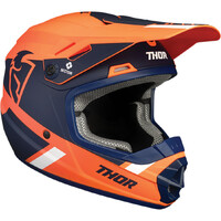Thor Helmet Yth Split Orange/Navy SM