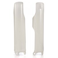 Acerbis Fork Covers CR125R CR250R 04-07 CRF250 450 04-18 Natural