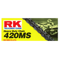 RK 420MS x 136L Heavy Duty Motorcycle Chain 12-421-136