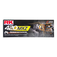 RK 420MXZ x 126L MX Race Motorcycle Chain 12-42M-126