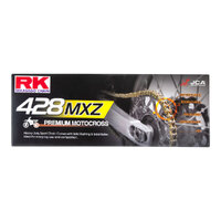 RK 428MXZ x 126L MX Race Motorcycle Chain 12-48M-126