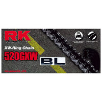 RK 520GXW x 120L XW Ring Motorcycle Chain Black RL 12-52W-120BL
