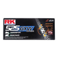 RK 525GXW x 112L XW Ring Motorcycle Chain RL 12-55W-112