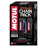Motul Off Road Chain Lube/Cleaner/Brush 3 Pack  16-732-00
