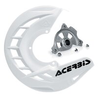 Acerbis X-Brake Disc Cover & Mount White SX/F 03-14 EXC/F 03-15