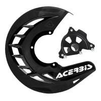Acerbis X-Brake Disc Cover & Black Mount Black Honda CR CRF 00-23