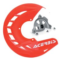 Acerbis X-Brake Disc Cover & Mount Red Honda CR CRF 00-23