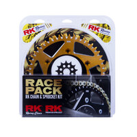 RK Pro Pack Chain & Sprocket Kit Gold/Gold 13/49 Suzuki RMZ250 13-23