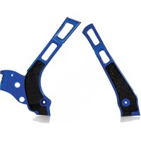 Acerbis X-Grip Frame Guards YZ125 YZ250 two-stroke 05-23 Blue-Black