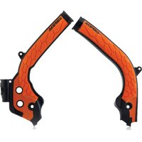 Acerbis X-Grip Frame Guards SX/F EXC/F FC TC TE FE Black/Orange