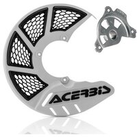 Acerbis X-Brake 2.0 Disc Cover & Mount White Black Suzuki RM125 RM250 04-10
