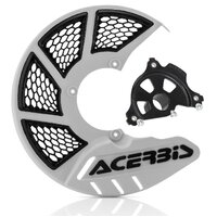 Acerbis X-Brake 2.0 Disc Cover & Black Mount White Black Suzuki RMZ250 RMZ450 07-23