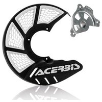 Acerbis X-Brake 2.0 Disc Cover & Mount Black White Suzuki RM125 RM250 04-10