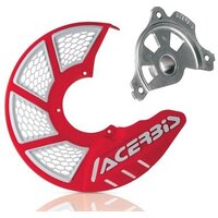 Acerbis X-Brake 2.0 Disc Cover & Mount Red White Honda CR CRF 00-23