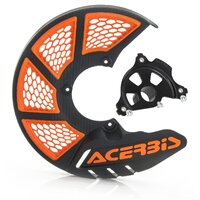 Acerbis X-Brake 2.0 Disc Cover & Black Mount Black Orange SX/F 15-23 EXC/F 16-23