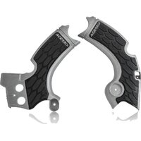 Acerbis X-Grip Frame Guards KX250F 15-20 Silver-Black