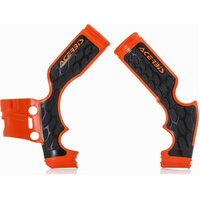 Acerbis X-Grip Frame Guards KTM SX 65 14-23 Orange-Black