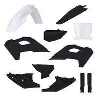 Acerbis Complete Plastics Kit Husqvarna TC FC 2023 White Black