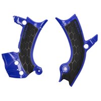 Acerbis X-Grip Frame Guards YZ450F 2023 Blue-Blk