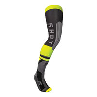 Shot MX Knee Brace Socks Neon Yellow 43-46