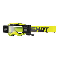 Shot MX Goggles Iris 2.0 Roll-Offs Neon Yellow