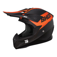 Shot MX Helmet Pulse Line Orange Matt S