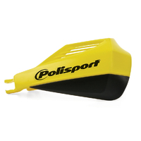Polisport MX Rocks Hand Guards With Aluminium Universal Fit Kit Suzuki Yellow