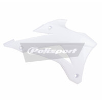 Polisport Radiator Shrouds White Kawasaki KX85 2st 2014-2019