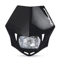 Polisport MMX Headlight Universal 12-volt High-Low Beam Black