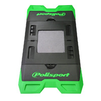 Polisport Foldable Bike Stand Mat With Absorbent Pad Kawasaki Green/Black