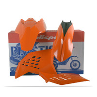 Polisport MX Complete Plastics Kit Orange KTM EXC EXC-F 2st 4st 2008-2011