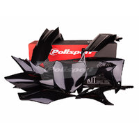 Polisport MX Complete Plastics Kit Black Honda CRF250R CRF450R 2014-2016