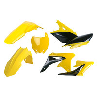 Polisport MX Complete Plastics Kit OEM Yellow/Black Suzuki RMZ250 2010-2017