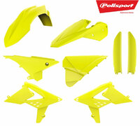 Polisport MX Complete Plastics Kit Fluoro Yellow Beta RR 2st 4st 2013-2017