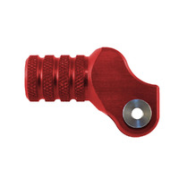 Hammerhead Gear Lever Tip Knurled Tip With Hardware +15MM Red