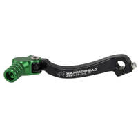 Hammerhead Gear Lever Knurled Tip Honda CR125R 87-07 CRF450R 07-16 +0MM Green
