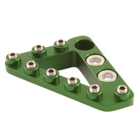 Hammerhead Brake Tip Large Alloy Includes Mounting Hardware Green
