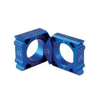 Hammerhead Axle Blocks Kaw KX250-450F 04-22 Suz RMZ250 07-22 RMZ450 05-22 Blue