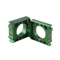 Hammerhead Axle Blocks Kaw KX250-450F 04-22 Suz RMZ250 07-22 RMZ450 05-22 Green