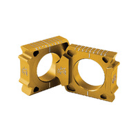 Hammerhead Axle Blocks Kaw KX250-450F 04-22 Suz RMZ250 07-22 RMZ450 05-22 Gold