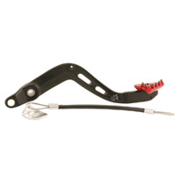 Hammerhead Brake Pedal Forged Standard Tip Beta 10-19 Red