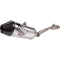 HGS Exhaust 4 Stroke Honda CRF150R 04-20 Complete Stainless Steel Carbon 