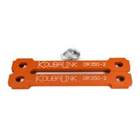 Koubalink 44mm Lowering Link DR350 93 - 95 DR350SE 90 -99 - Orange