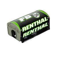Renthal MX Handlebar Pad 36 Pckd Bk Gn Wt P345