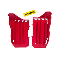 Rtech radiator louvres oversized Honda CRF250R-RX 18-19 Red