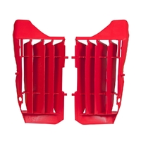Rtech radiator louvres oversized Honda CRF250R-RX 20-21 Red