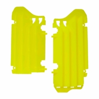 Rtech radiator louvres oversized Suzuki RMZ250 19-23 Neon Yellow