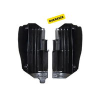 Rtech radiator louvres oversized Yamaha YZ250F 19-23 YZ450F 18-22 Black