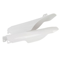 Rtech fork protectors Suzuki RM125-250 99-03 White