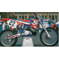 Throttle Jockey Team Noleen graphics & seatcover Yamaha YZ125 YZ250 1996-2001